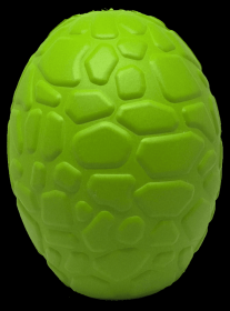 MKB Dinosaur Egg Durable Rubber Chew Toy & Treat Dispenser