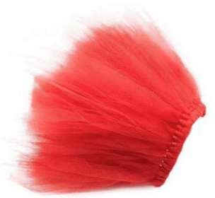 Red Christmas Dog Tutu Skirt (Medium)