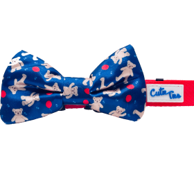 Cutie Ties Dog Bow Tie (Color: Teddy Bear, size: one size)