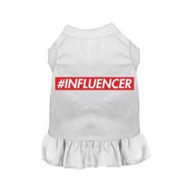 #INFLUENCER (Color: White, size: X Small)