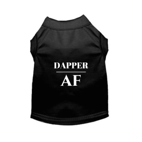 Dapper AF Tee (Color: Black, size: X Small)