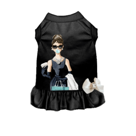 Little Miss Sniffany Dress (Color: Black, size: medium)