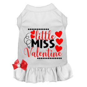 Little Miss Valentine (Color: White, size: medium)