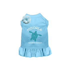 MO'OREA HA'APITI BEACH- Dog (Color: Blue, size: X Small)