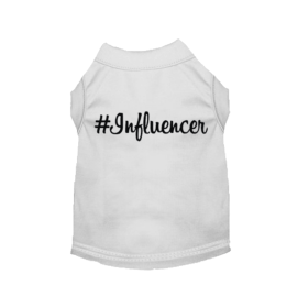 #Influencer Shirt (Color: White, size: 2X Large)