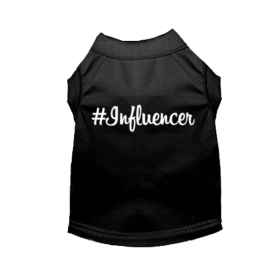 #Influencer Shirt (Color: Black, size: 3X Large)