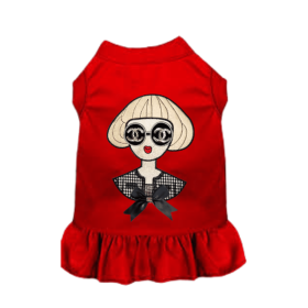 Ms. Fashion Dress (Color: Red, size: small)