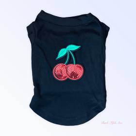 My Fabulous Cherry Tank (Color: Black, size: X Small)