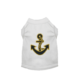 Sailor Boy Dog Tank (Color: White, size: medium)