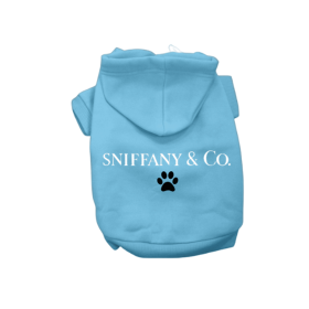 Sniff & Co. Hoodie (Color: Blue, size: medium)