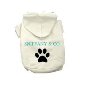 Sniff & Co. Hoodie (Color: Cream, size: X Large)