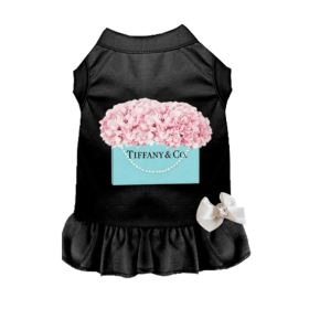 Sniffany Floral Bag (Color: Black, size: X Small)