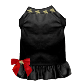 Studded Bee Dress (Color: Black, size: X Large)