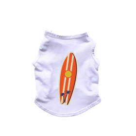 Surfer Tank Top (Color: White, size: X Large)