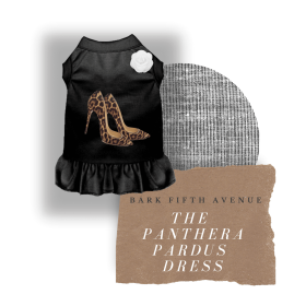 The Panthera Pardus Dress (Color: Black, size: small)