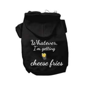 Whatever, I'm getting Cheese Fries (Color: Black, size: X Small)