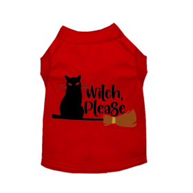 Witch Please Cat (Color: Red, size: medium)