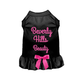 Beverly Hills Beauty Dog Dress (Color: Black, size: medium)