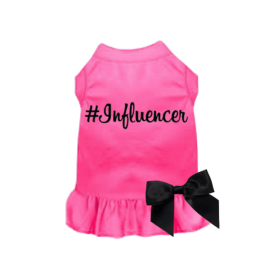 #Influencer Dress (Color: Hot Pink, size: small)