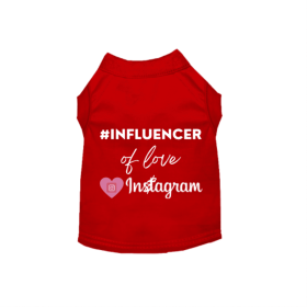 #INFLUENCER of Love & Instagram (Color: Red, size: X Small)