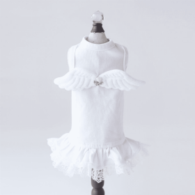 Lil Angel Dress (Color: White, size: XXS)