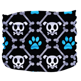 Bone Dogger Pup Scruff (Color: Black,Grey,Blue, size: large)