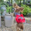 Cherry Stripe Harness Dress with Matching Leash