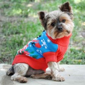 Combed Cotton Ugly Snowman Holiday Dog Sweater (Option: XX-Small)