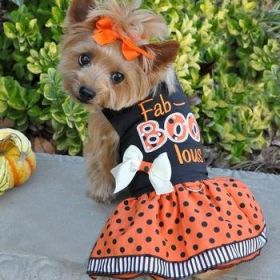 Halloween Dog Harness Dress (Option: FablousX-Small)