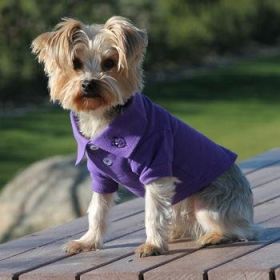 Solid Dog Polo (Option: Ultra VioletX-Small)